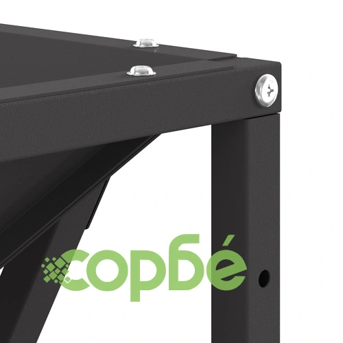 Огнище Квадратно Черно 80x80x40 см от Висококачествена Стомана за Градина ➤ топ цена ➤ sorbe.bg