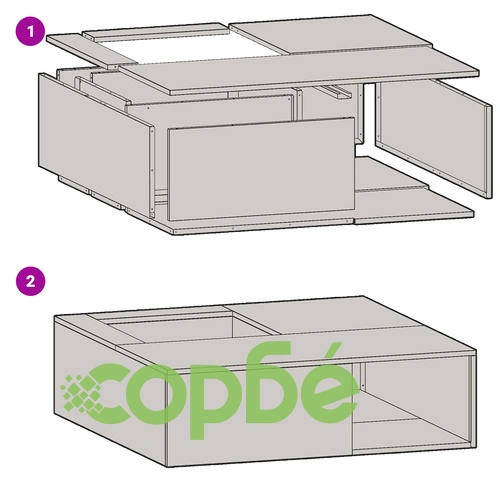 Квадратна печка за огън с място за дърва от стомана - черна, 100x100x30 см ➤ топ цена ➤ sorbe.bg