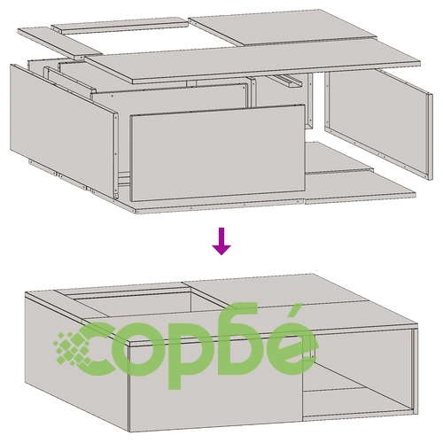 Огнище с място за дърва 100x100x30 см от Weathering стомана за градина ➤ топ цена ➤ sorbe.bg