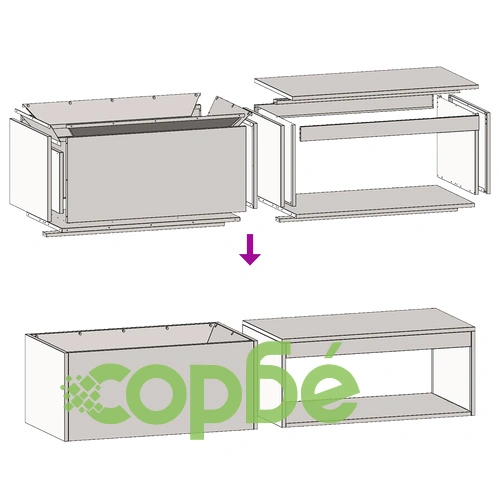 Огнище от Weathering Steel с място за дърва 160x45x35 см, правоъгълно, за градина и тераса ➤ топ цена ➤ sorbe.bg