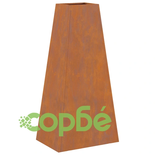 Градинско огнище пирамида 50x35x100 см от Weathering Steel за открито ➤ топ цена ➤ sorbe.bg