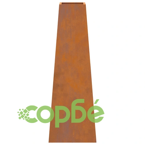Градинско огнище пирамида 50x35x100 см от Weathering Steel за открито ➤ топ цена ➤ sorbe.bg