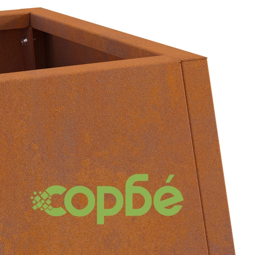 Градинско огнище пирамида 50x35x100 см от Weathering Steel за открито ➤ топ цена ➤ sorbe.bg