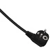 Нощни шкафчета с USB зарядна станция 2 бр. черен дъб 41x31x51 см