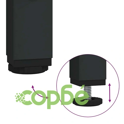 Нощни шкафчета с USB зарядна станция 2 бр. черен дъб 41x31x51 см ➤ топ цена ➤ sorbe.bg