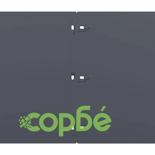 Стоманени канти за тревни площи, 20 броя, антрацит, 25x103 см ➤ топ цена ➤ sorbe.bg