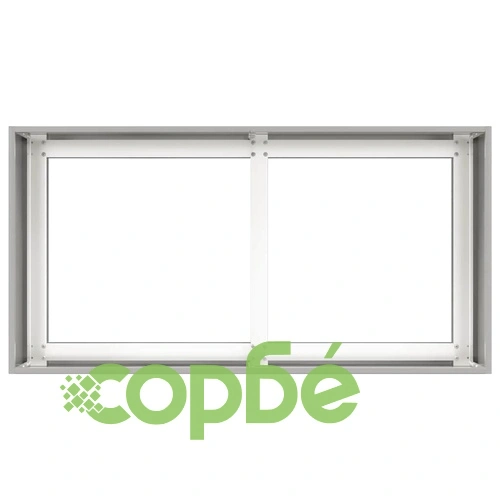 Кашпа от неръждаема стомана, 80x40x40 см, с отворено дъно ➤ топ цена ➤ sorbe.bg
