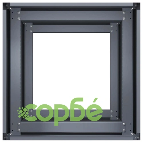 Кашпа от студеновалцувана стомана, антрацит, 40x40x80 см ➤ топ цена ➤ sorbe.bg