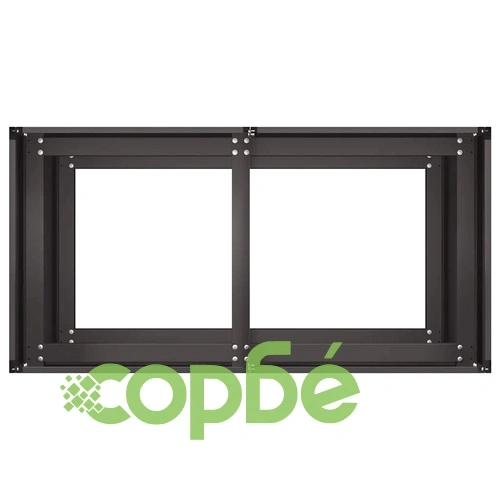 Черна градинска кашпа от студеновалцувана стомана, 80x40x80 см ➤ топ цена ➤ sorbe.bg
