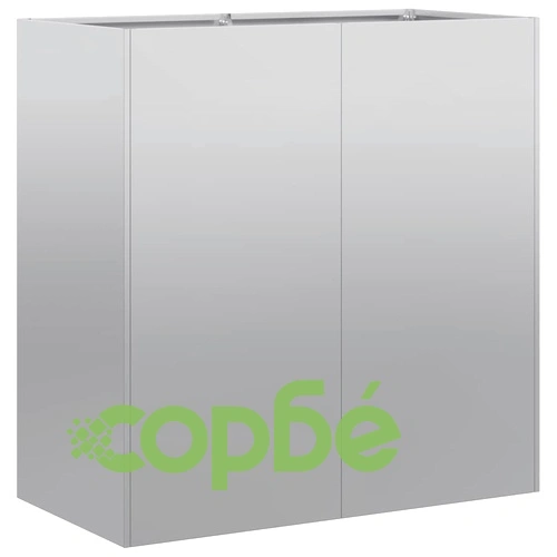 Кашпа от Поцинкована Стомана, 80x40x80 см, за Градина и Балкон ➤ топ цена ➤ sorbe.bg