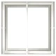Квадратна Кашпа от Стомана в Бяло, 80x80x80 см, за Градина и Тераса Квадратна Кашпа от Стомана в Бяло, 80x80x80 см, за Градина и Тераса