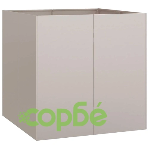 Кашпа от патинираща стомана с ръждив ефект, 80x80x80 см ➤ топ цена ➤ sorbe.bg