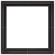 Кашпа от студено валцувана стомана, черна, 100x100x80 см