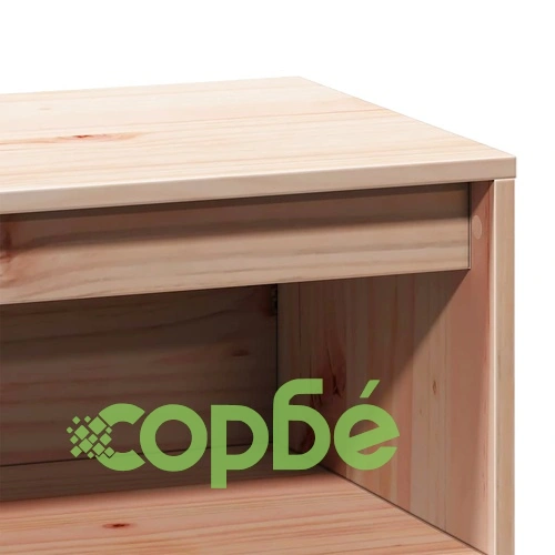 Висок шкаф от масивна борова дървесина 89x34x116,5 см ➤ топ цена ➤ sorbe.bg