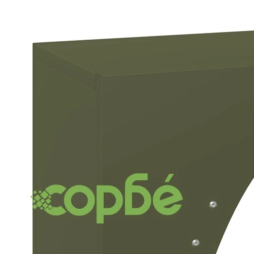 Стойка за дърва за огрев, 50x23x100 см, от студеновалцувана стомана, маслиненозелена ➤ топ цена ➤ sorbe.bg