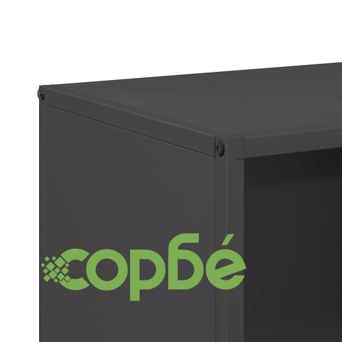 Стойка за дърва за огрев, черна, 40x30x75 см, от студеновалцувана стомана ➤ топ цена ➤ sorbe.bg