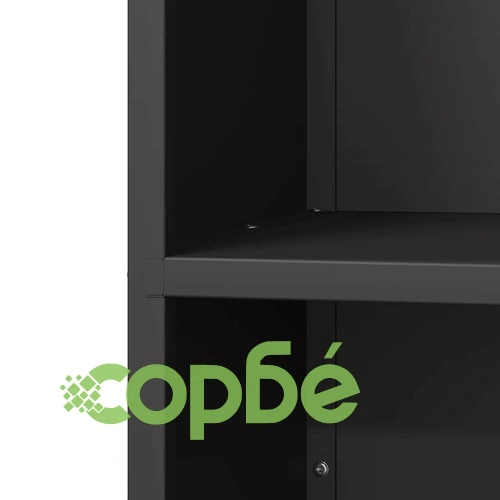 Стойка за дърва за огрев, черна, 40x30x75 см, от студеновалцувана стомана ➤ топ цена ➤ sorbe.bg