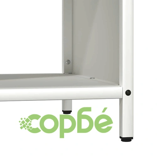 Стойка за дърва с дървен плот от студено валцувана стомана, бяла 100,5x35,5x40 см ➤ топ цена ➤ sorbe.bg