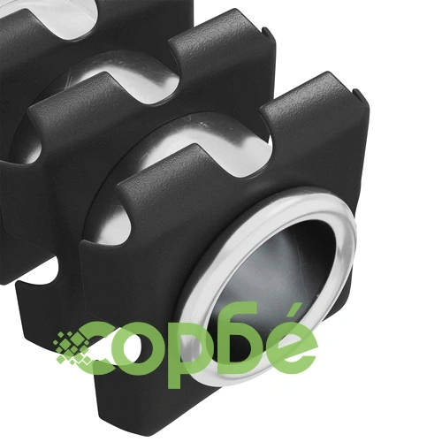 Резбови вмъквания за тръба 1818 бр. от галванизирана стомана - черен и сребрист ➤ топ цена ➤ sorbe.bg