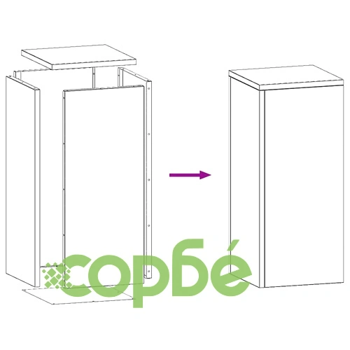Стендове за растения от неръждаема стомана 2 бр. сребристи 24x24x55 см ➤ топ цена ➤ sorbe.bg