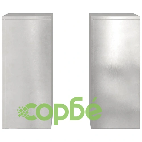 Стендове за растения от неръждаема стомана 2 бр. сребристи 24x24x55 см ➤ топ цена ➤ sorbe.bg