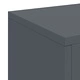 Стендове за растения 3 броя антрацит 24x24x75 см стомана