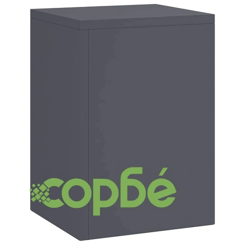 Стендове за растения 3 броя антрацит 24x24x75 см стомана ➤ топ цена ➤ sorbe.bg