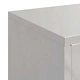Стендове за растения от неръждаема стомана 3 броя сребрист 24x24x75 см