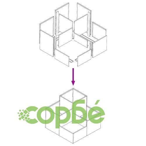 Градинска саксия от стомана 80x80x60 см в маслиненозелен цвят ➤ топ цена ➤ sorbe.bg