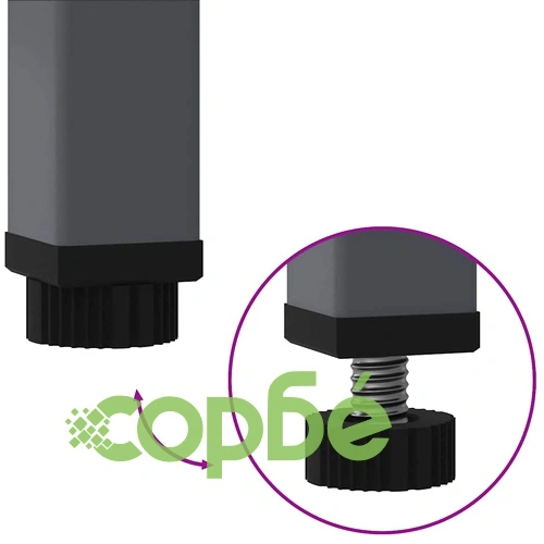 Повдигната градинска саксия от стомана 100x26x82 см антрацит ➤ топ цена ➤ sorbe.bg