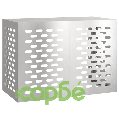 Покритие за климатик от неръждаема стомана 100x50x70 см сребристо ➤ топ цена ➤ sorbe.bg