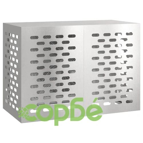 Покритие за климатик от неръждаема стомана 100x50x70 см сребристо ➤ топ цена ➤ sorbe.bg