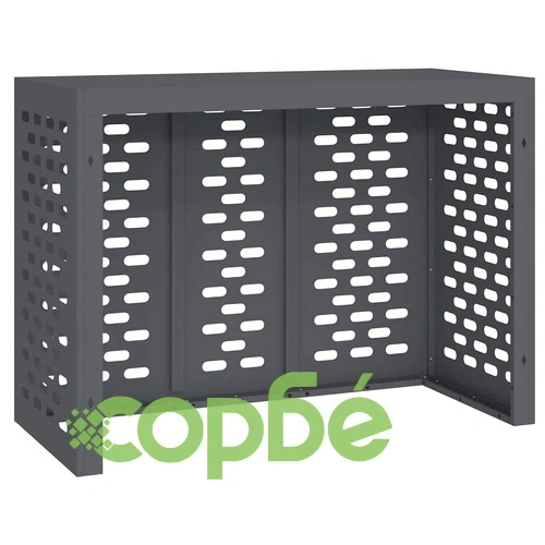 Покритие за климатик от стомана антрацит 110x50x80 см ➤ топ цена ➤ sorbe.bg