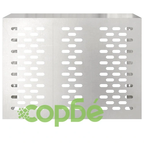 Покритие за климатик от неръждаема стомана 110x50x80 см сребрист ➤ топ цена ➤ sorbe.bg