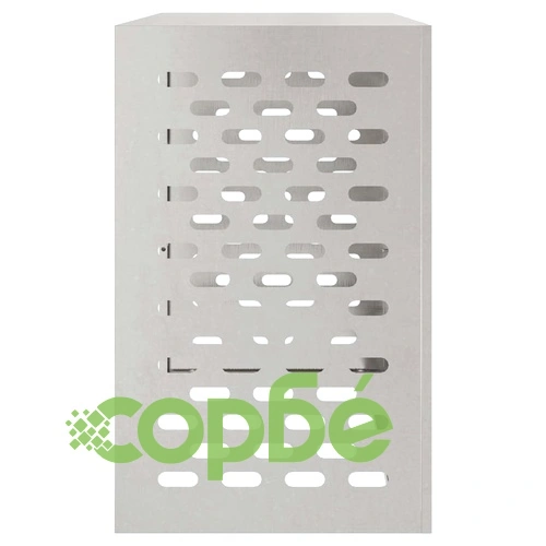 Покритие за климатик от неръждаема стомана 110x50x80 см сребрист ➤ топ цена ➤ sorbe.bg