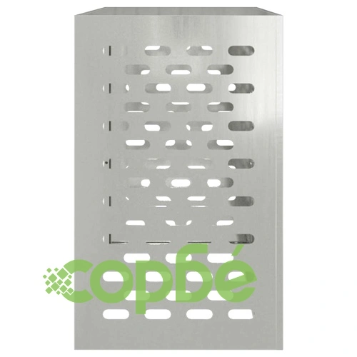 Покритие за климатик от галванизирана стомана 110x50x80 см сребрист ➤ топ цена ➤ sorbe.bg