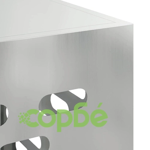 Покритие за климатик от галванизирана стомана 110x50x80 см сребрист ➤ топ цена ➤ sorbe.bg