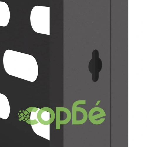 Покритие за климатик от стомана черно 110 x 50 x 105 см ➤ топ цена ➤ sorbe.bg