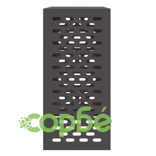 Покритие за климатик от стомана черно 110 x 50 x 105 см ➤ топ цена ➤ sorbe.bg