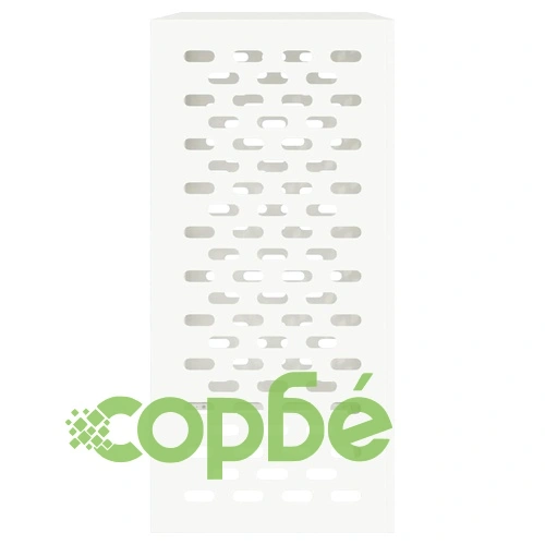 Покритие за климатик бяло 110x50x105 см стомана ➤ топ цена ➤ sorbe.bg