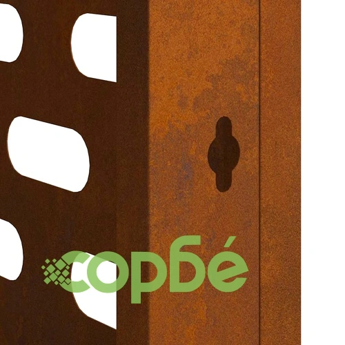 Покритие за климатик от патинираща стомана 110x50x105 см ➤ топ цена ➤ sorbe.bg