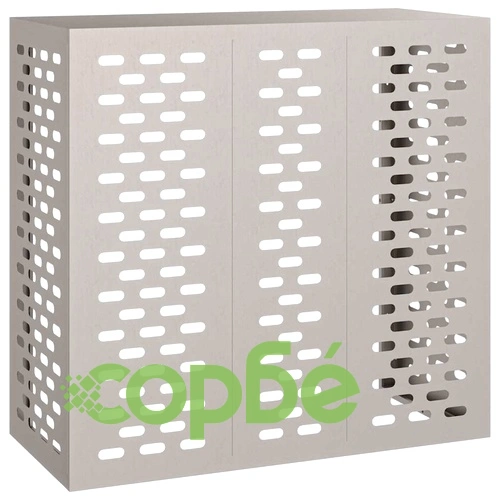 Покритие за климатик от патинираща стомана 110x50x105 см ➤ топ цена ➤ sorbe.bg