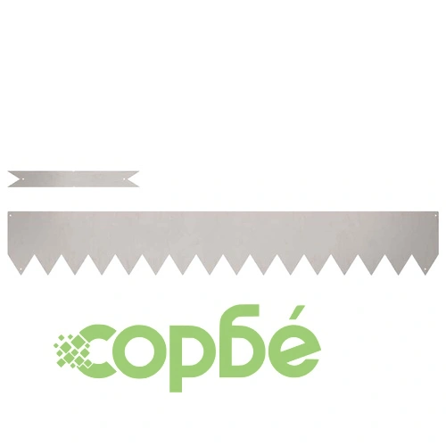 Ограда за трева от ръждясваща стомана, 30 бр., 100 x 0,5 x 15 см ➤ топ цена ➤ sorbe.bg
