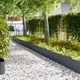 Ограда за трева, 10 бр., стомана, 100 x 0,5 x 30 см, антрацит