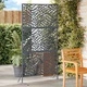 Екран за уединение антрацит 100x50x180 см стомана