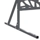 Екран за уединение антрацит 100x50x180 см стомана