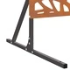 Екран за уединение от стомана 100x50x180 см - сив