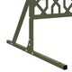 Стоманен екран за уединение маслинено зелен 100x50x180 см