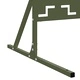 Стоманен екран за уединение маслинено зелен 100x50x180 см
