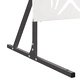 Екран за уединение от стомана 100x50x180 см сив